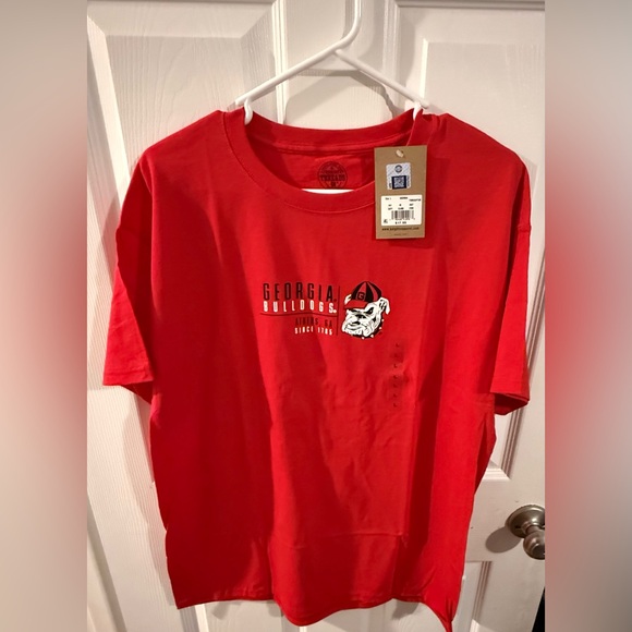 Men’s Knights Apparel Georgia Bulldogs Red Tee - Picture 1 of 9